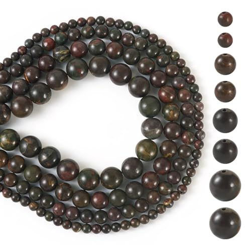 4 Stranden Natuurlijke Picasso Jasper Kralen Stranden 4mm/6mm/8mm/10mm ronde stenen kralen Picasso stenen spacer kralen voor doe-het-zelf armband ketting sieraden maken
