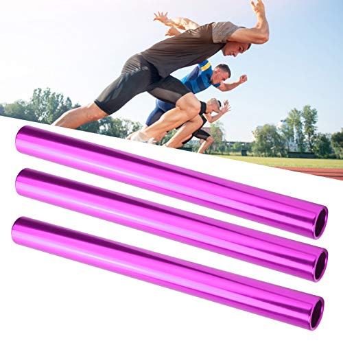 Relay Race Baton, 3 st Aluminium Track en Field Relay Baton Sports Relay Race Baton Track and Field Sprint Match Batons (Paars) Atletiek Supplies Atletiek Supplies Atletiek Supplies 5