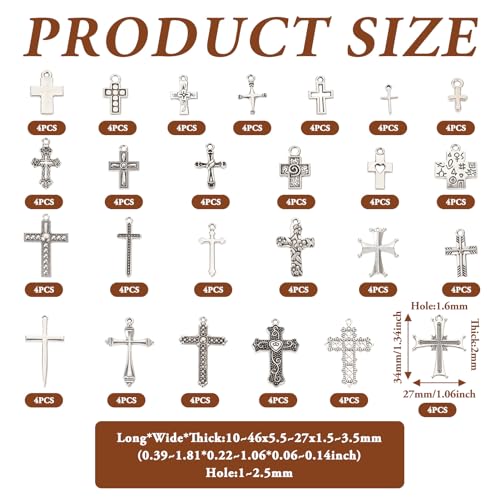 Tibetaanse Style Legering Charms Hangers voor armband ketting sieraden maken, Niet-precious Metaal, niet-edel metaal 3