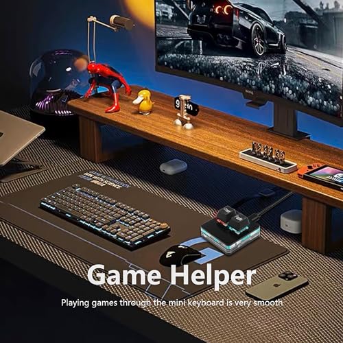 USB Mini 2 sleutels Kopieer en plak toetsenbord, OSU-toetsenbord, Hot Swap, One-handed Mechanical Gaming Keyboard met USB-kabel voor Rhythm Games 3