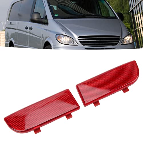 Vito Rear Reflector 1 Pair Rear Bumper Reflector 6398260440 Linker rechts Rode achterbumper lichtreflector vervanging voor ‐ Vito W639 2003-2015 4