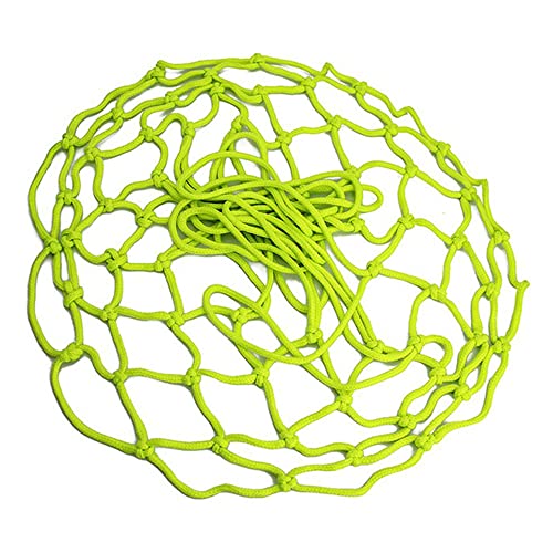 Glow in The Dark Basketball Net, 12 Loops Standaard Basketball Net, Duurzame Nylon, 45 Cm Geel, Geschikt voor binnen en buiten gebruik, Geweldig