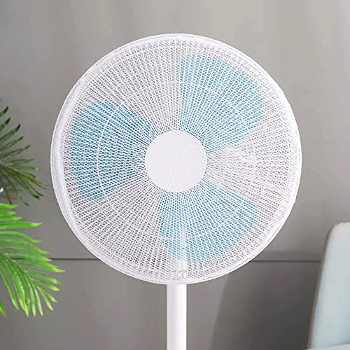 3Pcs Ventilator veiligheidsbeschermingskap, Finger Guard Wasbare ronde elektrische ventilator bescherming stofdichte Net Mesh 3