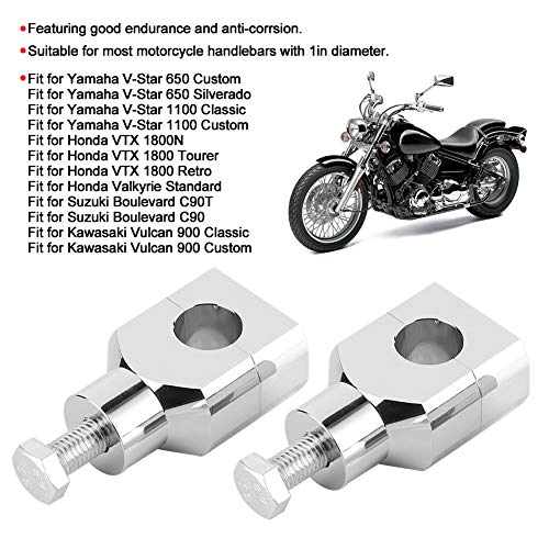 25mm Diameter Handlebar Riser voor Yamaha V-Star 650/1100 voor VTX voor Valkyrie voor Boulevard voor Kawasaki Vulcan 5