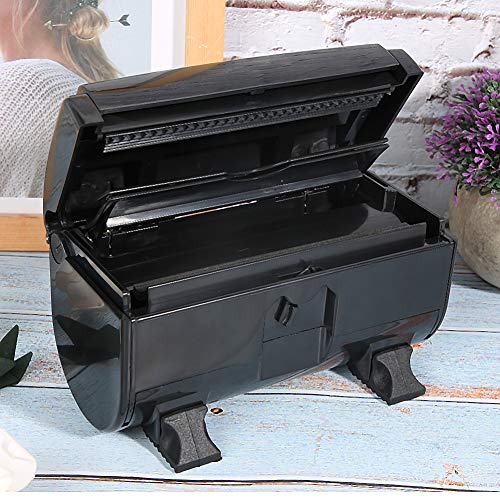 Highlight Foil Dispenser, Highlighting Foil Dispenser, Vouw Kapper Foil Dispenser, Haarverkleuring Highlight Foils snijgereedschappen Haar Salon Supplies, Zwart 3