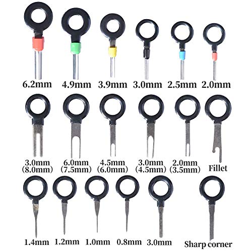 26 st. Car Cable Plug Demontage Tool Terminal Plug Connection Demontage Release Tool voor platte en ronde Plug Contacten