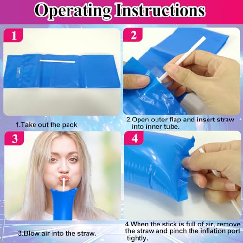 Thunder Sticks 28 Pack - Eager Opblaasbare Cheersticks Roodblauwe Cheering Sticks Sound Makers voor Sport Evenementen Danspartij 3