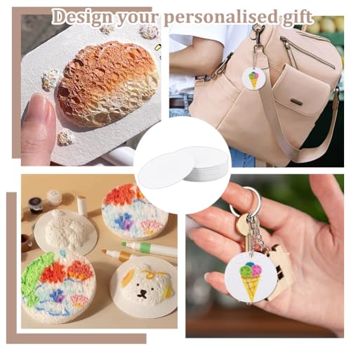 26 sets doe-het-zelf tekstuur kunst tekenpapier, 3D Magic Foam Painting Kit metijzeren bal tag tickets en plastic druppelaars voor het schilderen van kunst ambachtelijke voordelen, plat 5