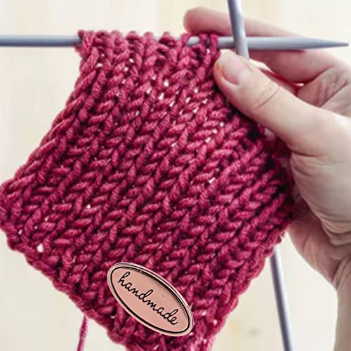 Metalen handgemaakte etiketten, meerdere kleuren verkrijgbaar Tag, Handgemaakte etiketten voor sieraden maken ambachten, Naaien, Kleding decoratie (Rose Gold) 4