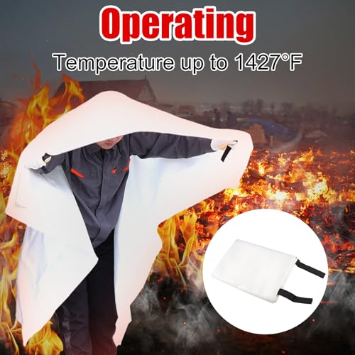 Vuurbestendige deken, Vuurdeken, Vuurdeken Vuur Deken voor Fat Burns (verpakking van 2) 5