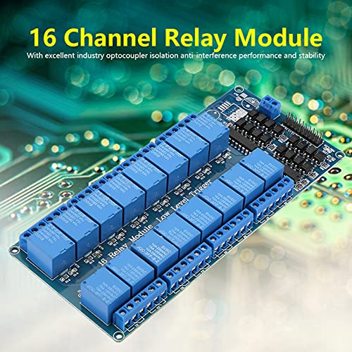 12V 16-kanaal relais module met optocoupler bescherming laag niveau trigger 4