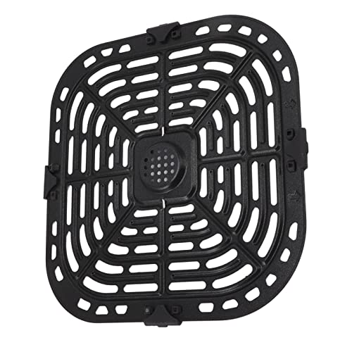 Air Fryer vervanging Grill Pan Fit, vierkant 24x23cm Friteuse vervanging Grill Pan, Friteuse Grill Pan, 304 roestvrij staal friteuse vervanging Crisper Plate 4