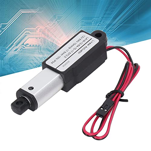 Elektrische Micro Lineaire Actuator Miniatuur DC Voeding Aluminium ABS Mini Motion Actuator voor landbouwmachines 12V (17.5mm) 4