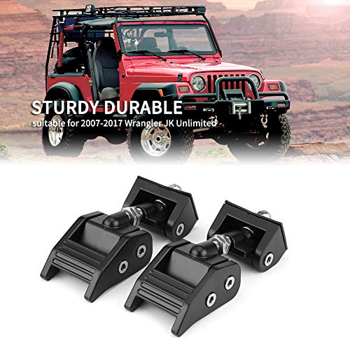 2pcs motorkap slot gesp kit voor JK Unlimited 2007-2017 jk