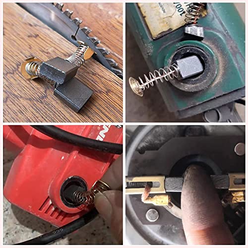 30st 10 maten elektrisch gereedschap koolstof borstels vervanging 5