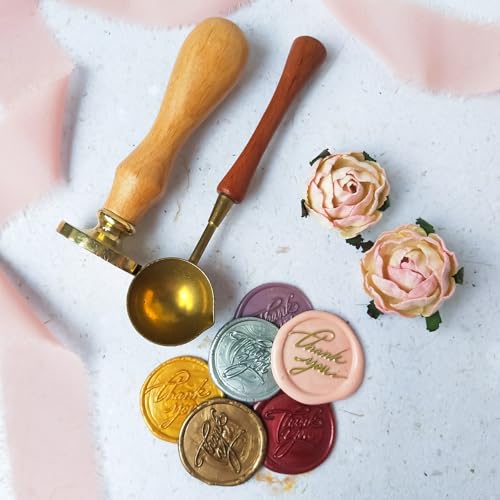 Wax Siliconen Pad 2 Pieces Wax Seal Pads met 40 Double Sided lijm Dots voor DIY, Blauw 5