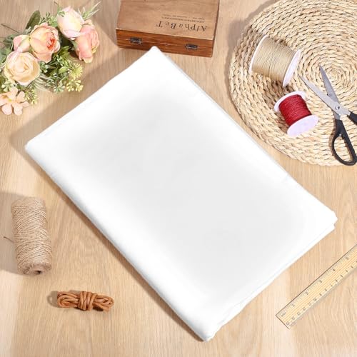 2 x 1,5 m katoenen canvas stof, 0,7 mm dik, natuurlijk katoen, eend, canvas, kledingaccessoires voor naaien, quilten, kleding, gordijnen, doe-het-zelf ambachten, doek, wit 4