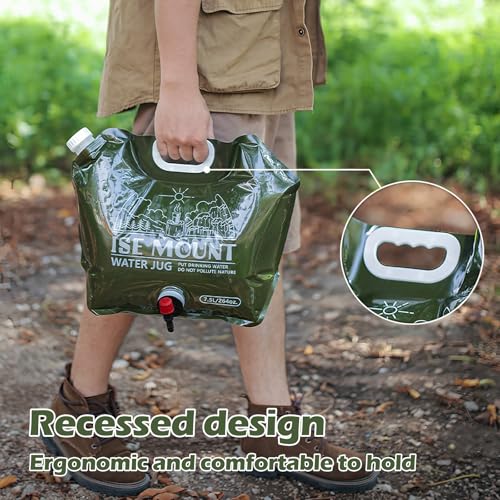 Verpakking van 2 opvouwbare waterbussen, 7,5 L Drinken Waterzak, Opvouwbare Outdoor Water Container Water Container Opvouwbare Camping Bag Tank houder voor buiten Barbecue 2 stuks 5