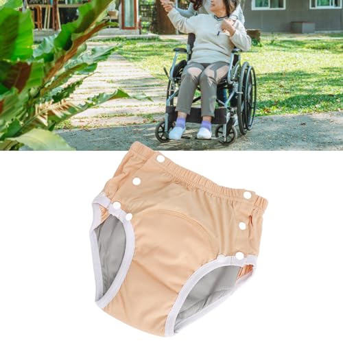 Herbruisbare volwassen stoffen luiers voor ouderen incontinentineverzorging, wasbare luiers,stelbare en waterdichte luierhoes met snelle absorptie (M) 5