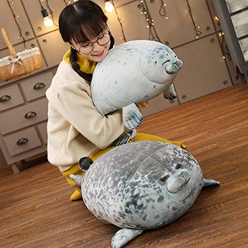 Seal Plush Animal, 30 cm Zegel, Gevuld Dierenkussen, Leuke Dierenpop, Fluffy Knuffelspeelgoed, Leuke Cartoon Seal Kussen, Gevuld Plush Knuffelkussen, Speelgoed, Cadeau