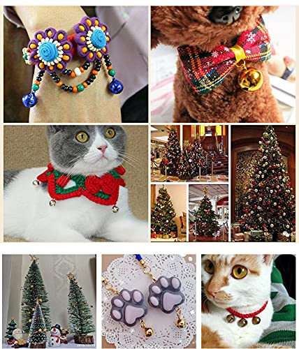 100 stuks zilveren metalen belbel ringen ringen ringen ringen met oogje Kerstmis decoraties voor bruiloften sieraden sieraden 8mm