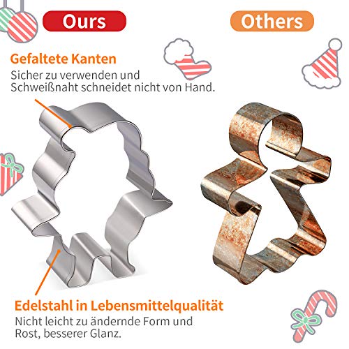 Verpakking van 12 kerstsnijders voor Cookie Protruding Fondant 3