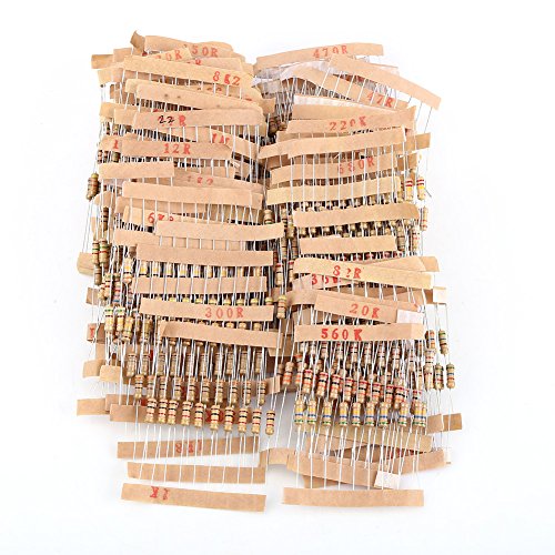 1000st 1/2W1-10M ohm Carbon Film Resistors Assortiment Elektronische Componenten Assortiment Kit 4