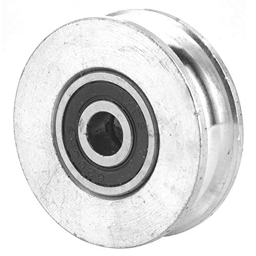 Bearing Block, Wire Touw Wiel, Deep U Groove Pulley, Dubbele Bearing Wheel Block Wire Touw Lifting Guide (diameter 28mm), Jerking Blocks (Diameter 56mm) 3