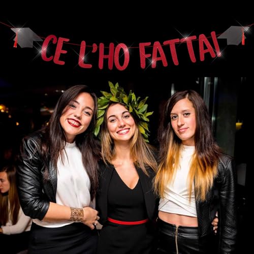 Garland voor Graduation, Gefeliciteerd, Doc Min Inscription, Ce lo ho made, bloemenslinger, papier, glitter, decoratie, feestje, afstudeerfeest, gast geschenken, decoratie 3