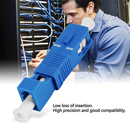Fiber optische adapter, SC stekker naar LC-buchse singlemode glasvezel hybride optische adapter omvormer voor netwerk en optische communicatie 5
