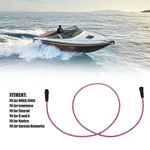 voor NMEA2000 Cable, 5Pin IP67 Waterproof Universal 1m Long Backbone Kabel neerzetten Man Vrouwelijke Connector voor Lowrance Networking Boot / Yacht Series