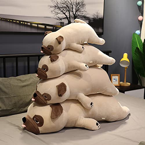 Pug pluche speelgoed, 50 cm, Lying Dog, pluche speelgoed, dier Kussen, schattig dier pop, Fluffy knuffel, cartoon pug Kussen, gevulde pluche gevulde speelgoed, knuffelspeelgoed, cadeau 3