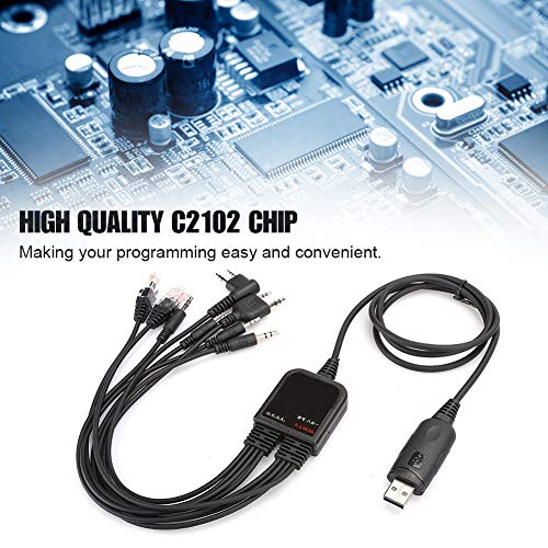 Cosiki Programmering Kabel, USB Programmering Kabel, Multifunctionele Radio Programmering Accessoires, Radio Programmering Kabel, Radio voor Tyt QuanShengcn 4