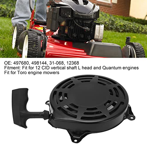 Mower Recoil Starter, 497680 Recoil Pull Starter Montage Onderdelen voor grasmaaiers met hoge efficiëntie voor Toro Maaiers 4