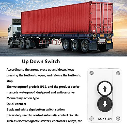 Station Box Stations Drukknop Schakelen Station Omlaag Roller Deur Truck Tailgate Schakelaar Vergrendelen Selectie Switch Station Box 5