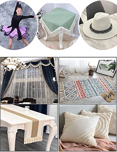 10 yards 6cm breed wit katoen kwastje kant lint franje trimmen franje trimmen naaien accessoires voor DIY kostuums kleding gordijn kleding tafelkleed bruiloft decoratie 4