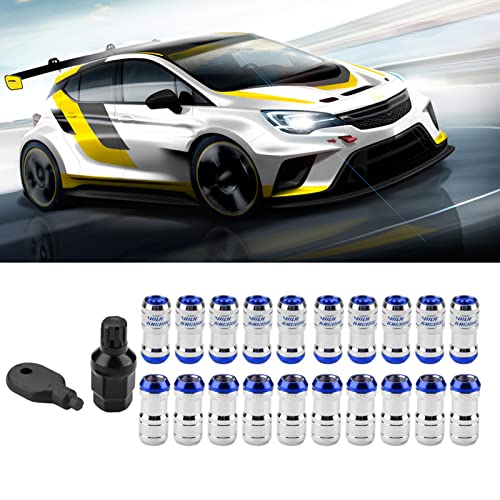 Schroef M12 X P1.5 auto Racing Lug Wiel Noten voor de meeste aftermarket Wielen (Blauw) Auto 5