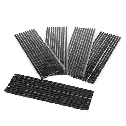 Flat Band Reparatie Kit, Buisloze Band Reparatie Kit, Autobanden Reparatie Kit, 3.5x200mm, Rubber Band Reparatie Strips voor Bus Truck Motorfiets Black/50pcs Populaire