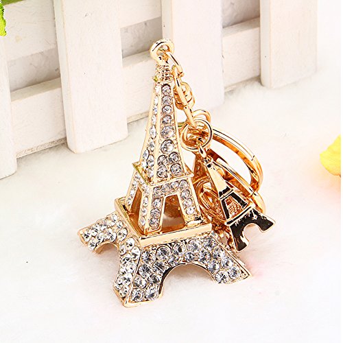 Eiffeltoren Keychain Charm - Paris Eiffeltoren Keychains Silver Retro Souvenirs 4