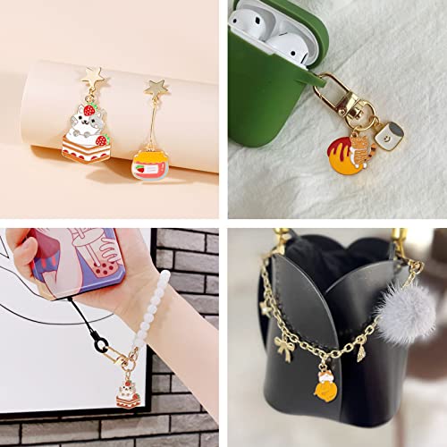 24st Legering Emaill kat bedeltjes schattig dier huisdier kitten hangers voor ketting oorbellen Kleine Dangle Charms sieraden ambachtelijk maken DIY, Emaill, Emaill 3