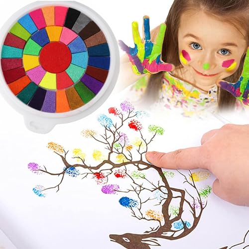 Finger Paint Set voor kinderen, Grappige Finger Paints met Boek Kunst Schilderen Supplies voor het schilderen DIY ambachten 5