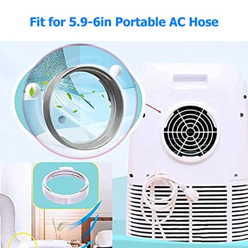 Airconditioning Drain slangenadapter, 5.9 Inch Airconditioning Wing Tube Interface Drain slang aansluiting AC slang koppeling Drain Hood Guide