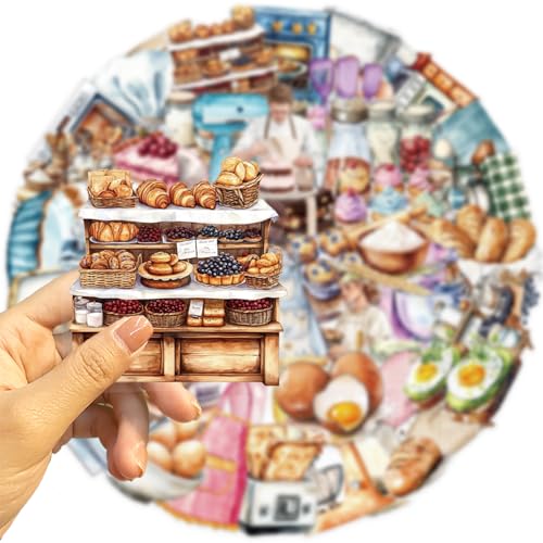 Bakken Stickers voor tieners en volwassenen, 50 stuks, Transparante Vinyl Sticker Set, Auto, Motorfiets, Fiets, Skateboard, Snowboard, Bagage, Laptop, Koffer, Helm, Motorfiets, Computer 3