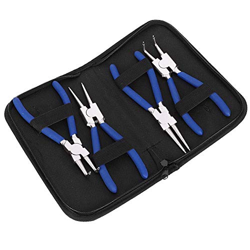 Een set van 4 klikverentang, inclusief 2 rechte tang en 2 buigtang, binnenste en buitenste bedrijfsvoertuig vergrendeling veertang