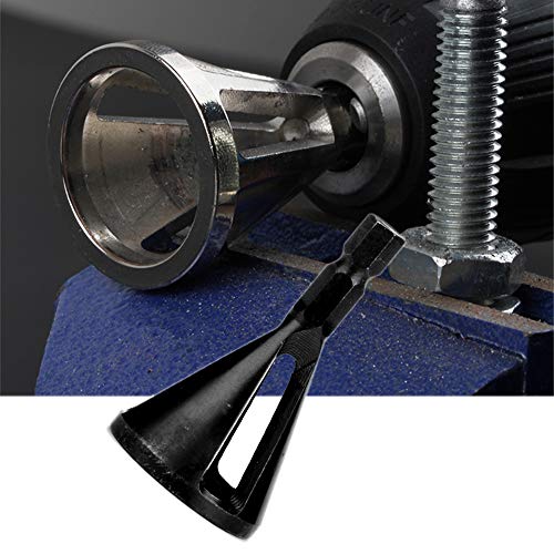 Ontbramen Externe Chamfer, Ontbramen Chamfer Tools, Zwarte Roestvrij staal Ontbramen Externe Chamfer Tool voor Drill metaal buiten, Countersink Drills 4