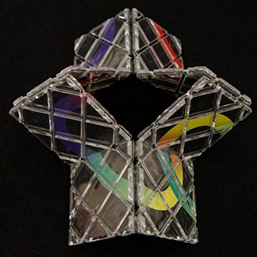 QCSTORE Magische puzzel - 12 panelen, 3 ringen, Zwarte Opvouwbare Kubus, Klassiek Speelgoed 5