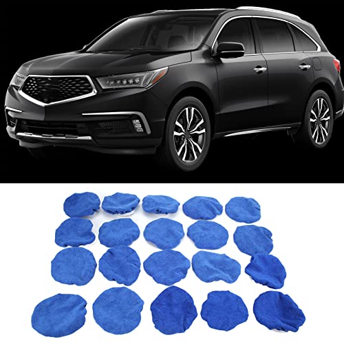 20 st Polijsten Bonnet Pads Buffer Bonnets Waxers Microfiber Waxing Buffing Cover Auto Polisher Reparatie Buffing Microfiber Pad voor 5 tot 6 Inch Auto Polisher 3