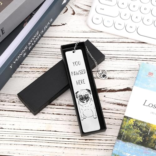 Grappige hond bladwijzer voor vrouwen, You Pootte Here Metal Boek Marker leuke cadeau voor eigenaren Mannen Vrouwen Boek Fans (Stijl 4) 3