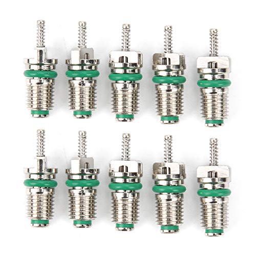 Airconditioning Valve, 10 stuks Auto Airconditioning Valve Cores Naalden Hoge drukbestendig voor R134A Koelmiddel 5