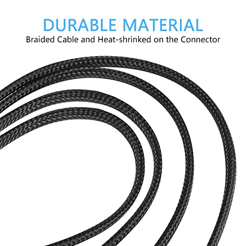 6 Pin PCIE tot 3/4 Pin Fan, 2 stuks 6 Pin PCIE Man tot 4 x 3 Pin 4 Pin PC Case Fan Conversion Cable voor PC Case Fan (1 tot 4) 3